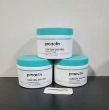 Proactiv Clear Zone Body Pads 75 Pads Salicylic Acid Acne x3