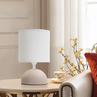 Lampada Da Comodino LED Con Paralume In PLA Stampa 3D - Dimmerabile 3 Colori 9 Luminosità - Base In Legno - USB - 3