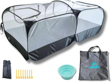Small Animal Playpen Chicken Brooder with Cord Access Port, Portable Pop up Pet