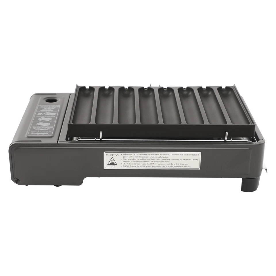 Portable Camping Gas Stove With Adjustable Flame Control Safety Lock Lightweight - Image 2 of 4