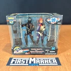 2002 GI Joe 20th Anniversary ToyFare Exclusive Snake Eyes & Agent Scarlett MOC