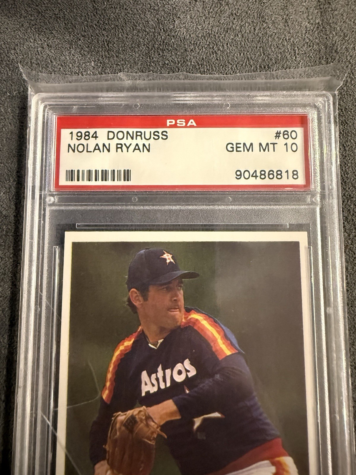 PSA 10 Donruss 1984 Nolan Ryan #60 Baseball Base Set Houston Astros