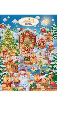 Lindt Teddy Winter Wonderland Advent Calendar 2025 170g kids adult 24 free dlvry