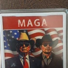 1oz Silver 0.999 Fine Bar 47th President MAGA Patriotic Design