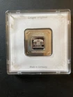 Geiger Edelmetalle 1oz .999 Fine Silver  Square Bar in Assay Case