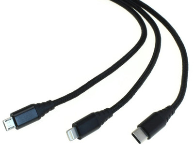 OTB Ladekabel 3in1  8-Pin Ladekabel für Iphone 14 / Iphone 14 Pro / 14 Pro Max