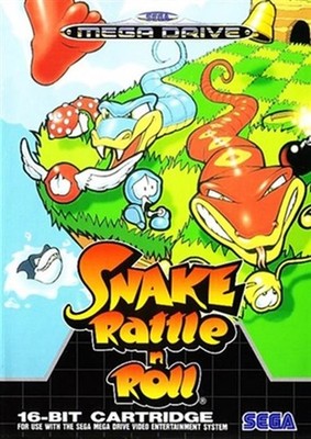 Snake Rattle n Roll - Sega Mega Drive Action Platformer Videospiel OVP