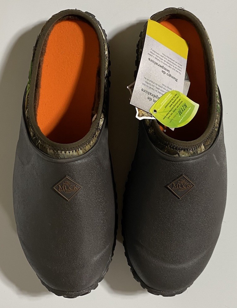 MUCK Muckster II Clog Size 13 - Brown & Realtree Camo Hunting 3D Shoots New!