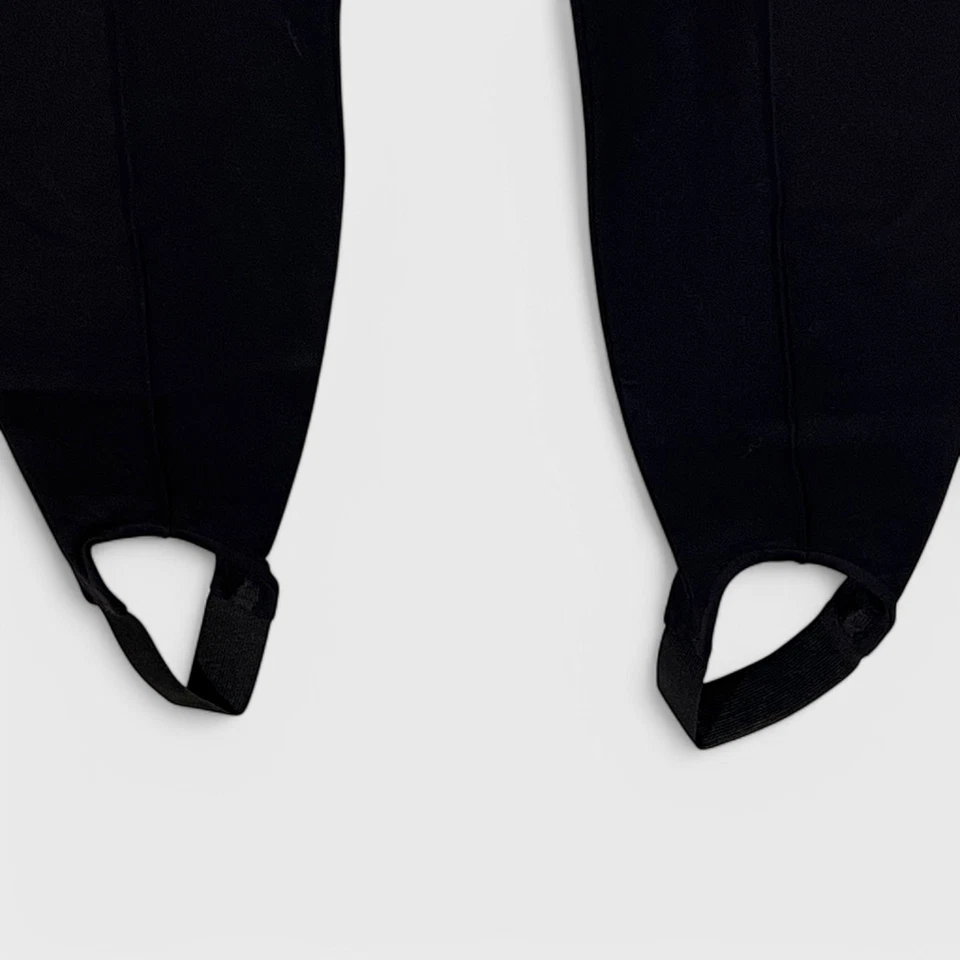 Soft Surroundings 黑色马镫裤女式娇小 XL 极简主义经典新品 — 第 4/4 张图片