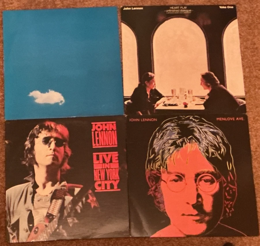 John Lennon 33 RPM Speed Vinyl Records for sale | eBay