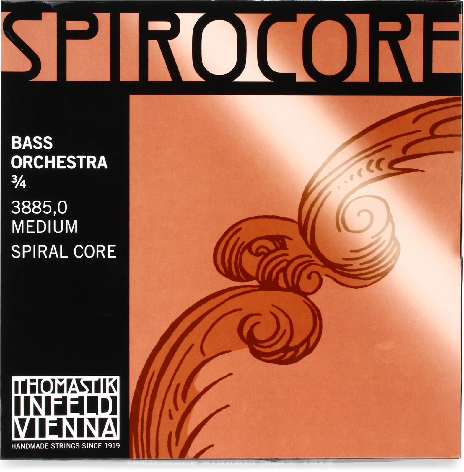 Набор струн для контрабаса Thomastik-Infeld 3885 Spirocore Orchestra - размер 34 60090₽