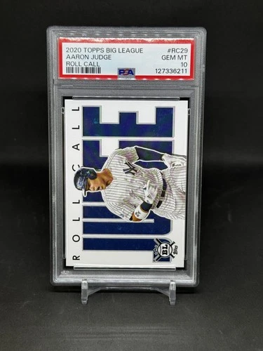 2020 Topps Big League - Roll Call Aaron Judge #RC-29 - PSA 10 - LOW POP - Pop 7