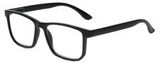 Calabria R861 Reading Glasses 0.50 Black Men Women Designer Trendy Modern Eyegl