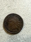 1878 Indian Head Penny Cent- Low Mintage G Good Condition Nice Coin 7814