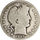 1897-S Barber Half Dollar
