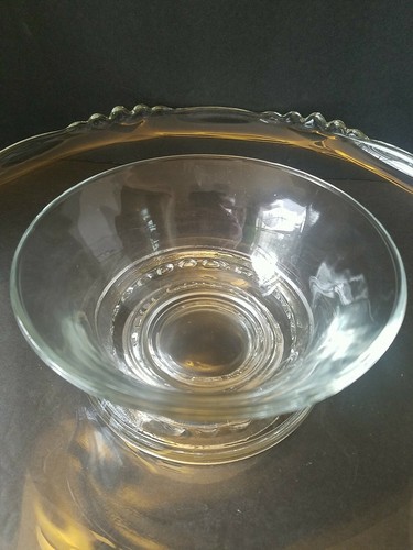 Indiana Glass 13"Chip platter And 5" Dip bowl. Platter for cake too. In box - 第 4/7 張圖片