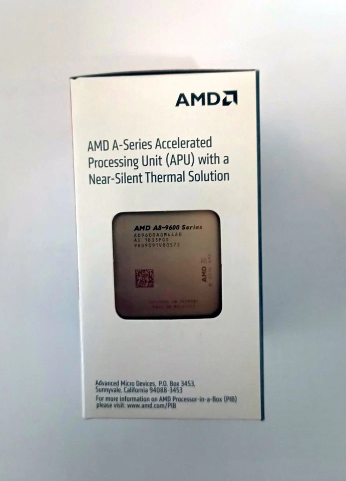 AMD A8-9600 Series AD9600AGM44AB 3.1GHz Socket AM4 4-Core Processor / CPU - Image 3 of 3
