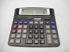 Victor Model 1200-4 Desktop Calculator With Adjustable Display Angle