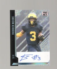 2024 Leaf Peo Set Fredrick Moore SPARKLE #BA-FM1 AUTO 5/6 MICHIGAN