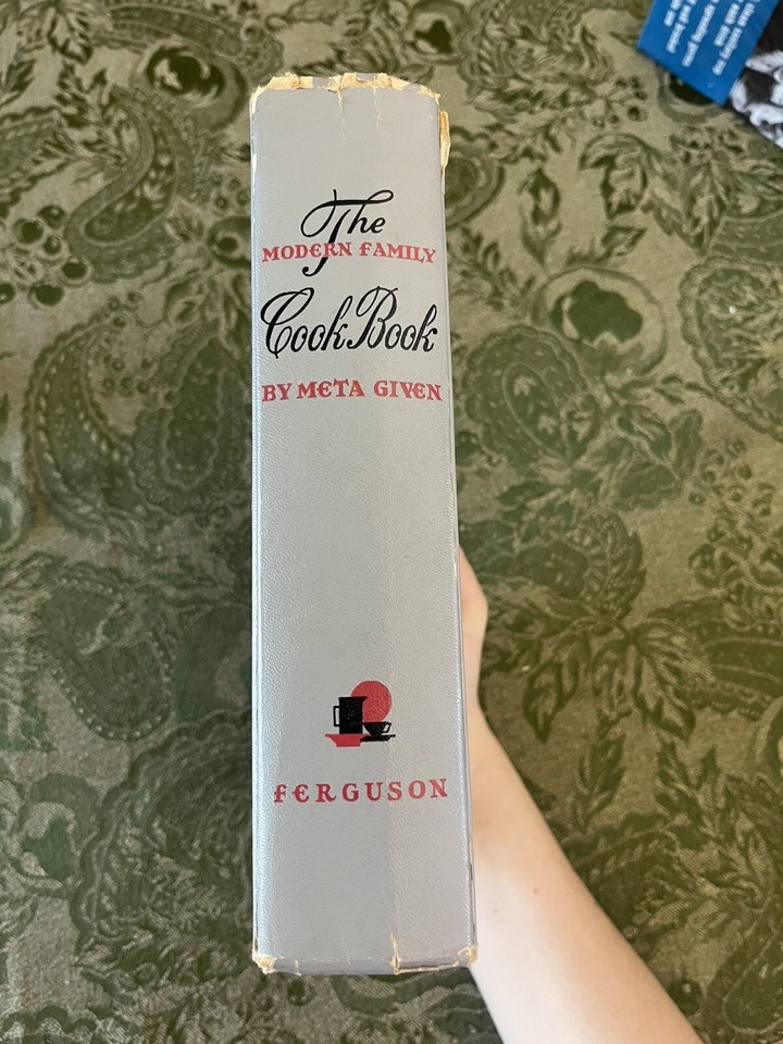 The Modern Family Cookbook By Meta Given First Printing 1961 | eBay
