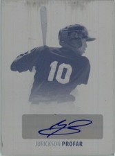 JURICKSON PROFAR 2011 Just LIMITED Autograph Rookie Auto Plate RC 1/1