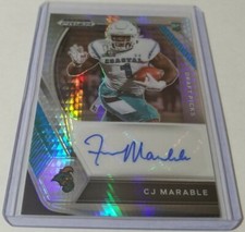 2021 Prizm Draft Picks CJ MARABLE RC Prizm Hyper Autograph Chicago Bears DPA-CJM