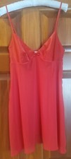 Victoria's Secret Red Sweet Nightie Lingerie Size Small Little Bow