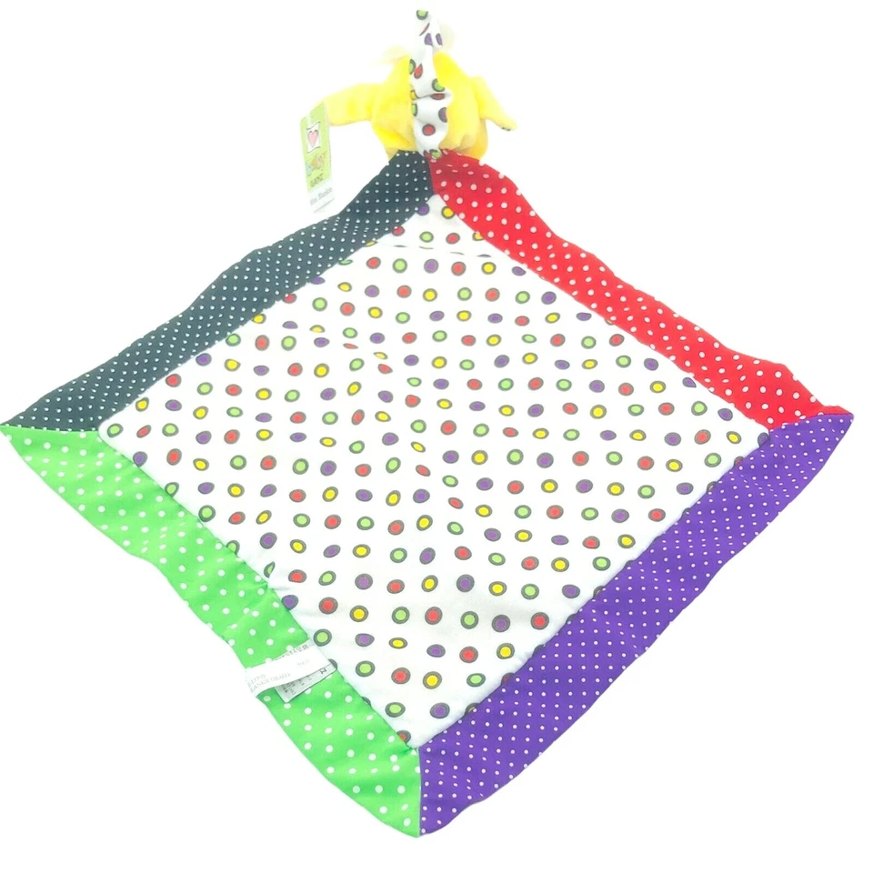 Baby Ganz Lookie Loos Girafa Lovey Segurança Blankie Amarelo Mini Cobertor Novo com etiquetas - Imagem 3 de 4