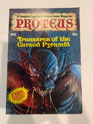 Proteus - No. 8 - Treasures Of The Cursed Pyramid - Pub: Wimborne - 1986 - PB