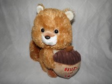 Aurora Plush Squirrel Holding Acorn NUTS FOR YOU 9"