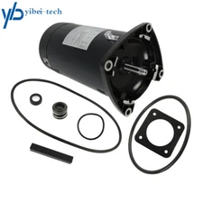 USQ1102 Square Flange Pool Pump Motor 1HP 230/115V Pool Pump Motor Up-Rated 48Y