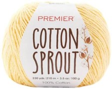 Yellow - Cotton Sprout Premier Yarns