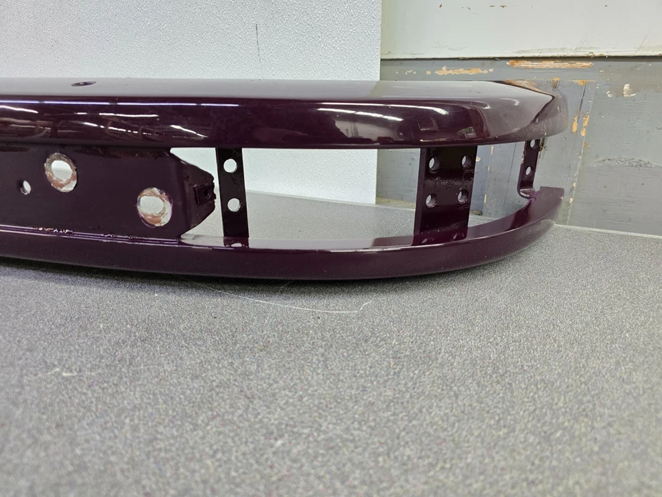NICE USED ORIGINAL PORSCHE 911 SC 930 FRONT BUMPER BEAM W WASHERS PURPLE #4 - Изображение 4 из 4