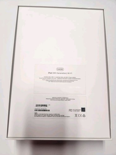 Empty Box For Apple iPad 9th Gen. 64GB, Wi-Fi + Cellular - Space Gray - Afbeelding 3 van 6