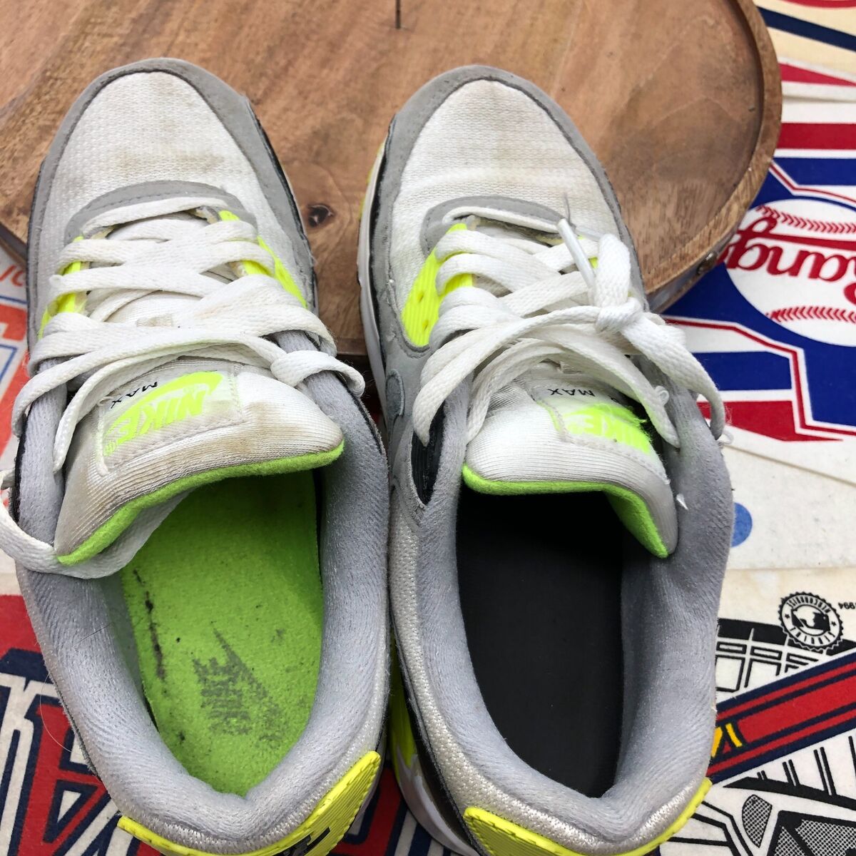Nike Air Max 90 Lime Green Volt White Running Shoes CD0490 Nike Air Max 90 Lime Green Volt White Running Shoes CD0490
