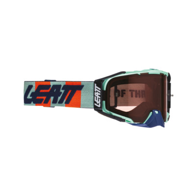 Leatt 2024 Goggles Velocity 6.5 Ice - Rose Lens MX Motocross