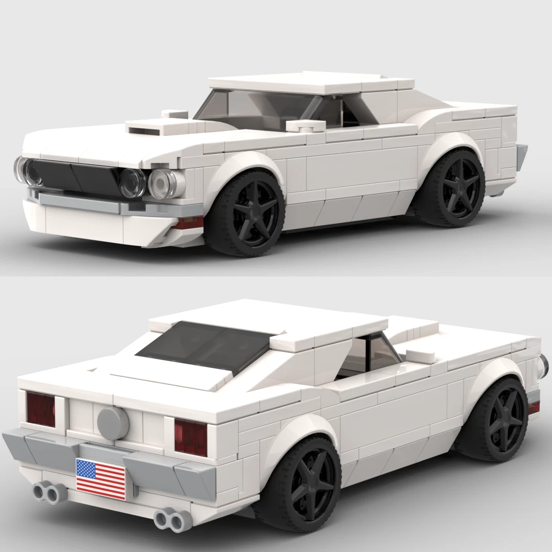 LEGO Speed Champions Custom kit, Classic Pony Car looks like a