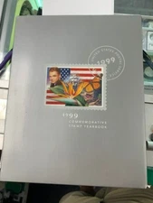 1999 USPS COMMEMORATIVE YEAR BOOK WITH ORIGINAL BOOKLET