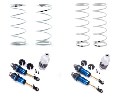 Traxxas Dämpfer GTR Set blau mit Federn medium TRX7462SETM Slash 4x4, Slash 4 ..
