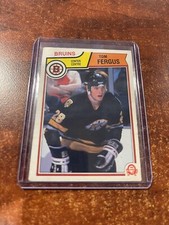 1983-84 O-Pee-Chee hockey OPC #49 Tom Fergus - Boston Bruins