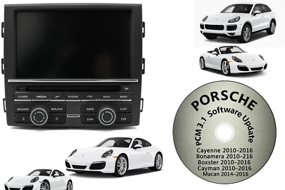 Porsche PCM 3.1 Firmware Software Update Disc CD DVD V4.76 (Cayenne, Macan etc)