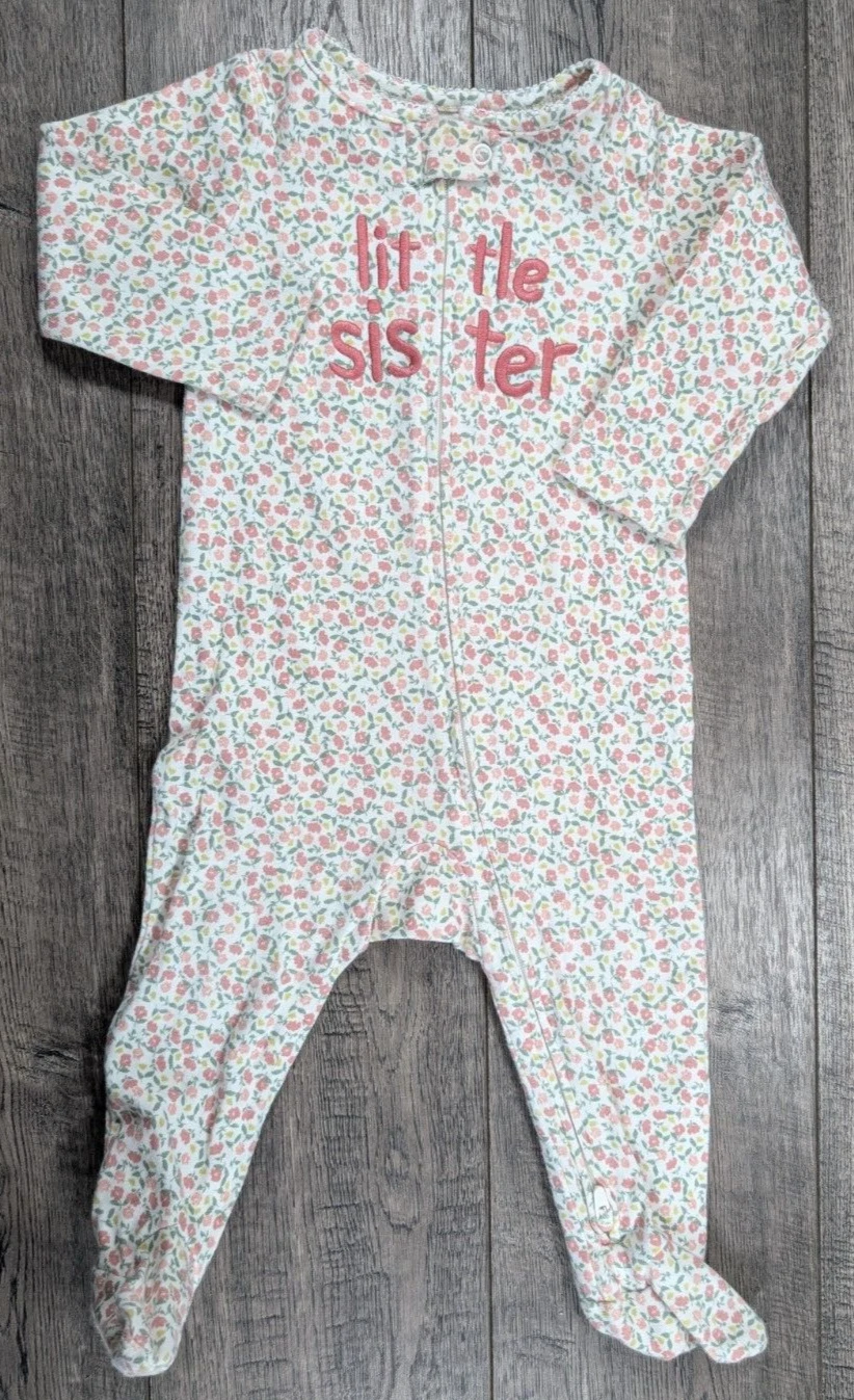 Baby Girl Clothes Just One You Carter's 9 Month Little Sister Flower Outfit