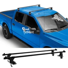 54" 2x Car Top Roof Rack Cross Bar Cargo Carrier+Lock For Ford F-150 F150 Pickup