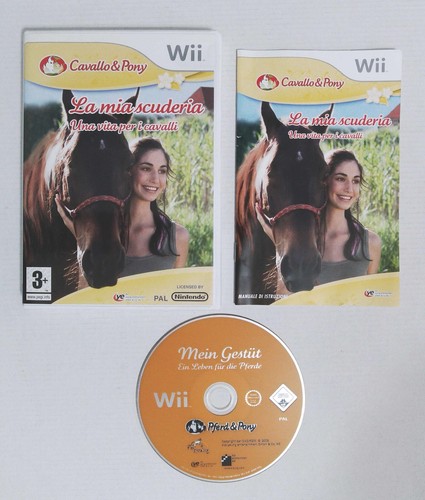 NINTENDO WII : LA MIA SCUDERIA - UNA VITA PER I CAVALLI - Completo, ITALIANO ! - 第 1/2 張圖片