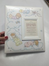 Vintage 1990 Hallmark Personalized Baby Keepsake Album Joan Walsh Anglund Cloud