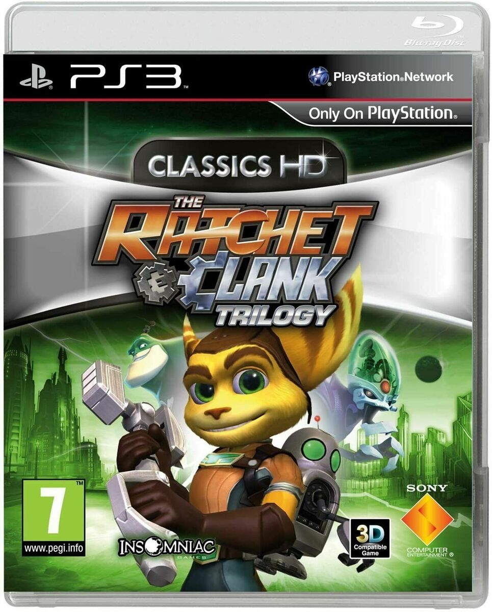 Ratchet and Clank Trilogy Classics HD, PS3 NEW and Sealed