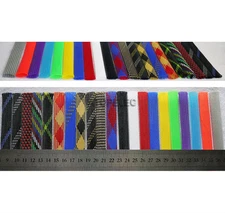 2-10m 12MM Wide TIGHT Braided PET Expandable Sleeve Cable Wire Sheath Mesh Loom