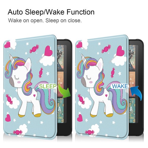 For 7" Amazon Kindle Paperwhite 12th Generation 2024 Smart Leather Case Cover - Picture 91 of 137