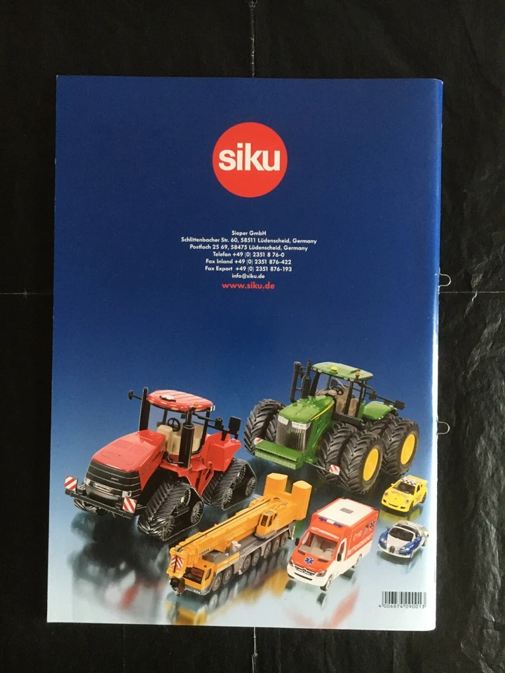 VECCHIO CATALOGO AUTOMODELLI MEZZI AGRICOLI SIKU 2012 VARIE SCALE 89 PAG. - Immagine 3 di 3