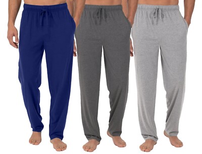 3-Pack New Men's Classic Modern Fit Lounge Pants (Sizes: S-3XL) Free Shipping
